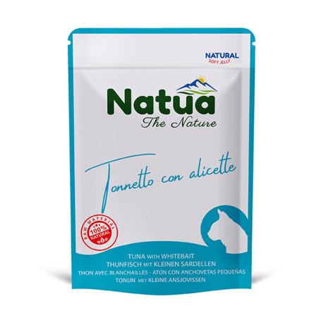 Natua Cat Adult - Filety z tuniaka a mladé sardinky 70g Natua - 1