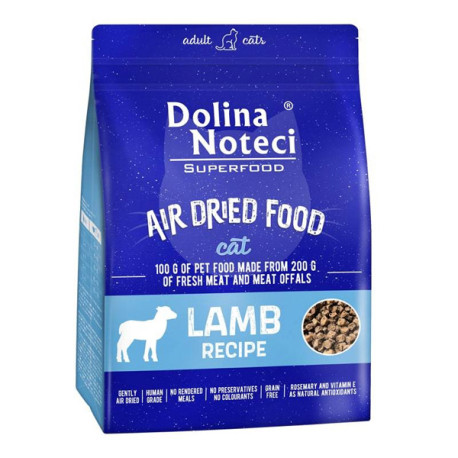 Dolina Noteci Superfood Air Dried Adult Cat - Lamb 1kg DNP S.A. - 1