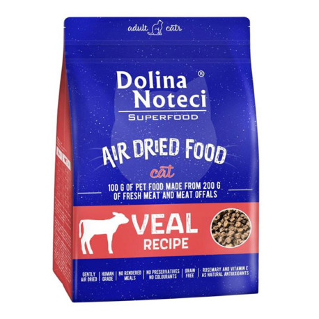 Dolina Noteci Superfood Air Dried Adult Cat - Veal 1kg DNP S.A. - 1