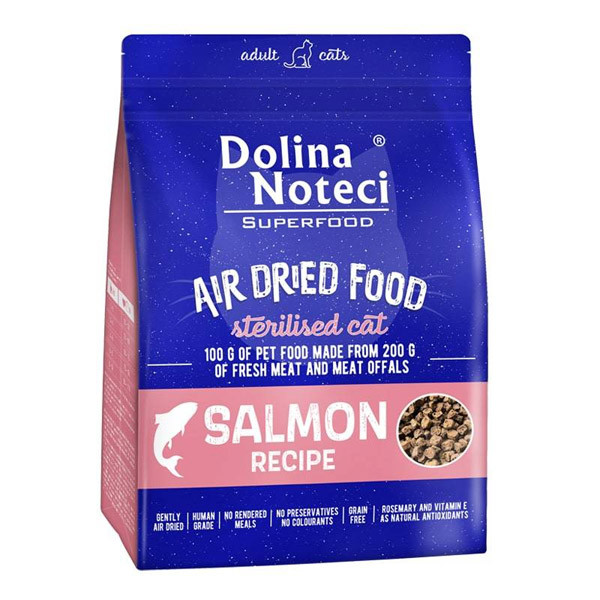 Dolina Noteci Superfood Air Dried Sterilized Cat - Salmon 1kg DNP S.A. - 1