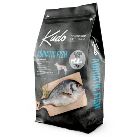 Kudo Dog LG Senior&Light All Sizes Adriatic Fish 3kg Kudo - 2