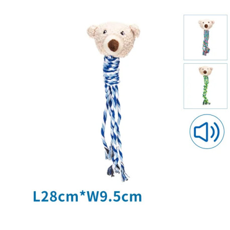 Plyšová hračka Nobleza - Medveď s lanom 28cm Nobleza - 1