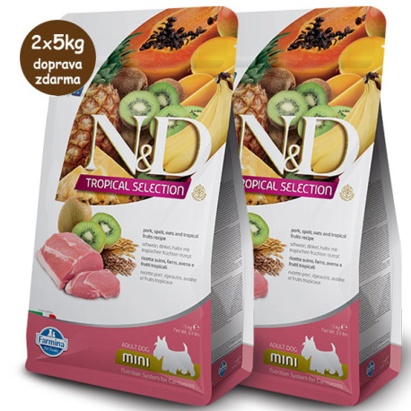 Farmina N&D Adult Mini Dog Tropical Selection - Pork 5kg Farmina N&D - 2