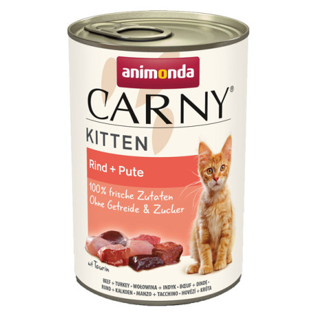 Animonda Carny Kitten - Hovädzie a morčacie 400g Animonda - 1