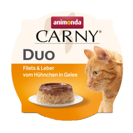 Animonda Carny Duo - Chicken Fillet & Chicken Liver in Jelly 70g Animonda - 1