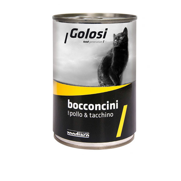 Golosi Bocconcini - Kuracie a morčacie s ryžou 400g Zoodiaco - 1