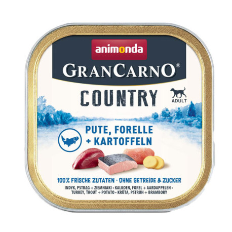 Animonda GranCarno Country Adult - Morka, pstruh a zemiaky 150g Animonda - 1
