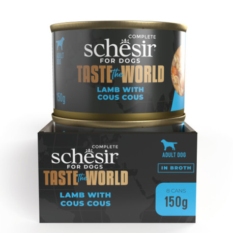 Schesir Dog Taste the World - Lamb with Cous Cous 150g Agras Delic - 1