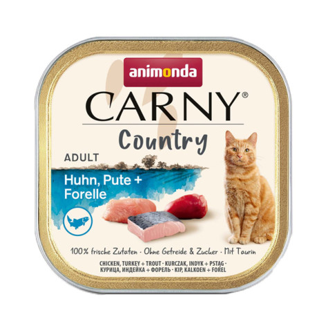 Animonda Carny Country Adult - Kura, morka a pstruh 100g Animonda - 1