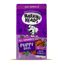 BARKING HEADS All Hounder Puppy Days Turkey 6kg Barking Heads - 1