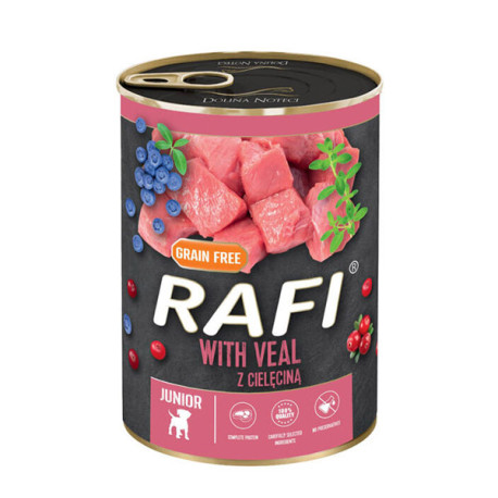 Rafi Dog Junior - Veal with Blueberries 400g DNP S.A. - 1