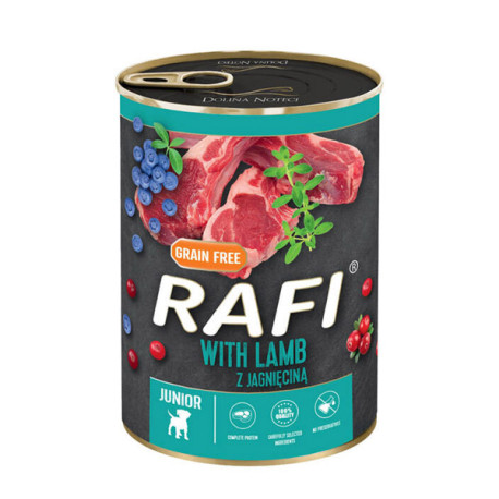 Rafi Dog Junior - Lamb with Blueberries 400g DNP S.A. - 1