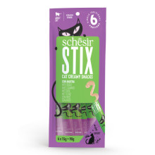 Schesir Cat Stix - Jemný kačací krém 6x15g Whitebridge Petfood S.r.l. - 1