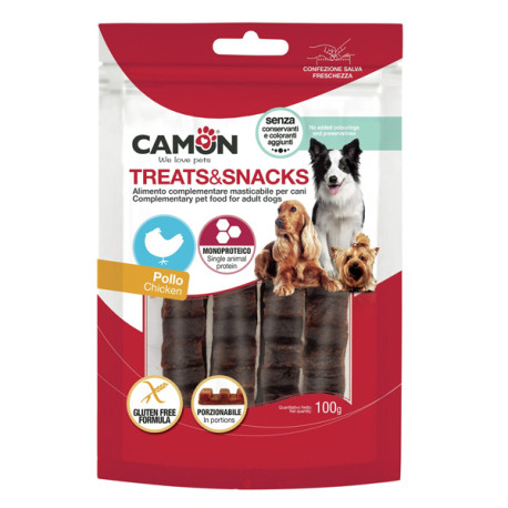 Camon Treats&Snacks Dog - Kuracie porcovateľné 100g Camon - 1