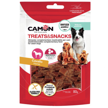 Camon Treats&Snacks Dog - Mini kocky konské mäso 80g Camon - 1
