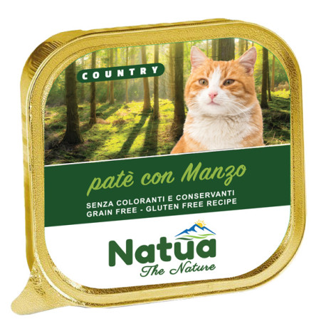 Natua Country Adult Cat - Beef paté 100g Nuevo - 1