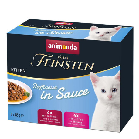 Vom Feinsten Cat Raffinesse - Kitten Mix 8x85g Animonda - 1