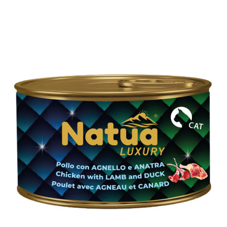 Natua Cat Adult Luxury - Kuracie, jahňa a kačka 85g Natua - 1