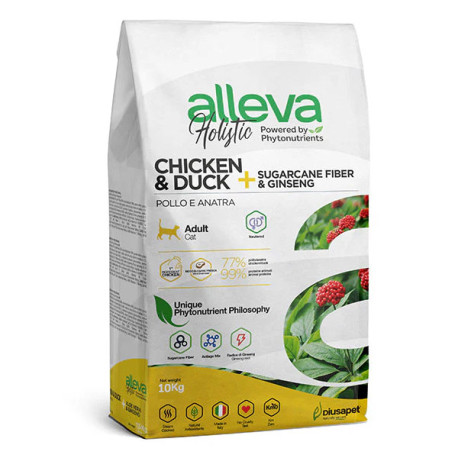 Alleva Holistic Cat Neutered Chicken & Duck 10kg Alleva - 1