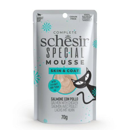 Schesir Cat Special Mousse Skin&Coat - Losos a kura 70g Whitebridge Petfood S.r.l. - 1