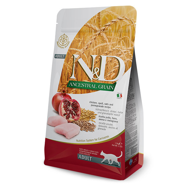N&D Low Grain Cat Adult Chicken & Pomegranate 5kg Farmina N&D - 1