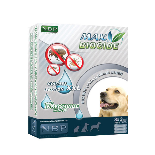 Max Biocide pipeta pre psov - 3 pipety (45 dní) Natural Best Products - 1