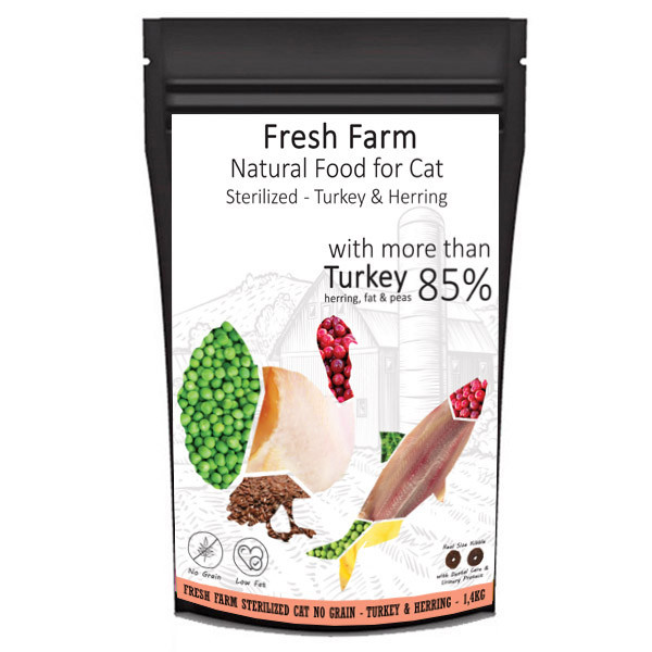 Fresh Farm No Grain Sterilized Cat - Morka a sleď 550g Fresh Farm - 2