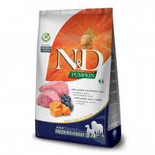 N&D Pumpkin Adult Medium/Maxi - Lamb & Blueberry 2,5kg Farmina N&D - 1