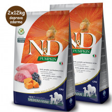 copy of N&D Pumpkin Adult Medium/Maxi - Lamb & Blueberry 12kg Farmina N&D - 1