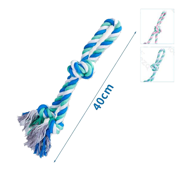 Bavlnené lano s hrubým uzlom Nobleza XL - 40cm (farebné) Nobleza - 1