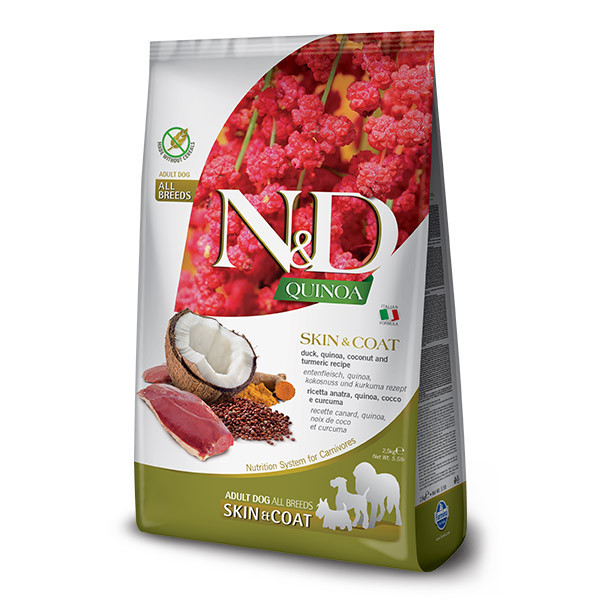N&D GF Quinoa Dog Skin&Coat Duck & Coconut 2,5kg Farmina N&D - 1