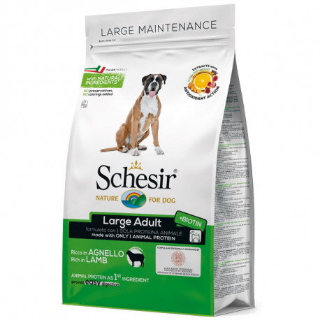 Schesir Dog Large Adult - Jahňacie s ryžou 3kg Agras Delic - 2