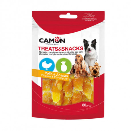 Camon Treats&Snacks Dog - Kúsky kura s ananásom 80g Camon - 1