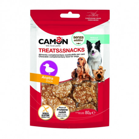 Camon Treats&Snacks Dog - Krúžky kačica s ryžou 80g Camon - 1
