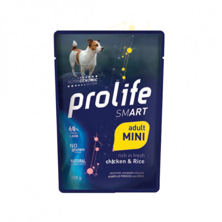Prolife Dog Smart Adult Mini - Kuracie s ryžou 100g Zoodiaco - 1