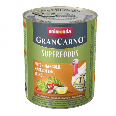 Animonda GranCarno Superfoods Morka + mangold, šípky a ľanový olej 400g Animonda - 2