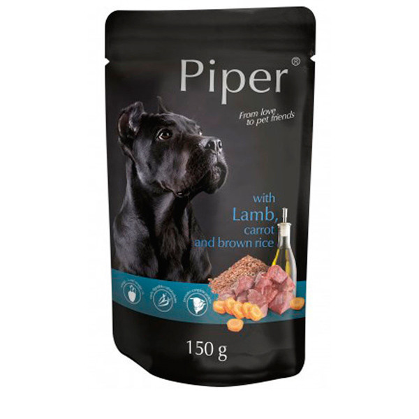 Piper Adult - Jahňa s mrkvou a hnedou ryžou 150g DNP S.A. - 1