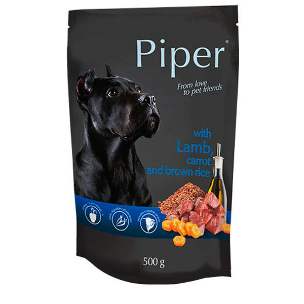 Piper Adult - Jahňa s mrkvou a hnedou ryžou 500g DNP S.A. - 1