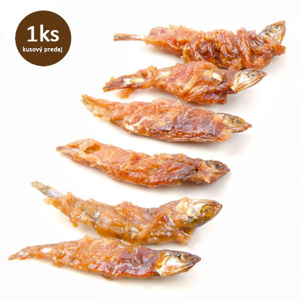 Rybička obalená kuracím mäsom Salač 10cm Salač - 1