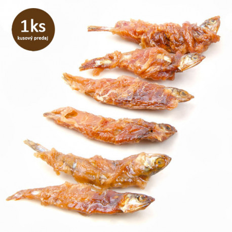 Rybička obalená kuracím mäsom Salač 10cm Salač - 1