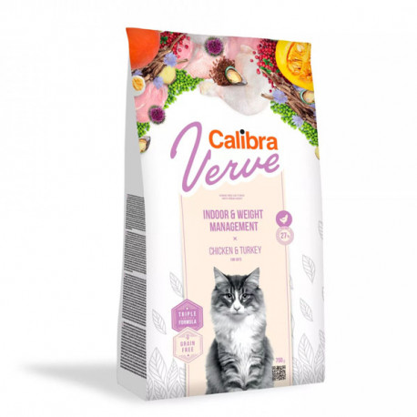 Calibra Cat Verve GF Indoor&Weight Chicken 750g Calibra - 1