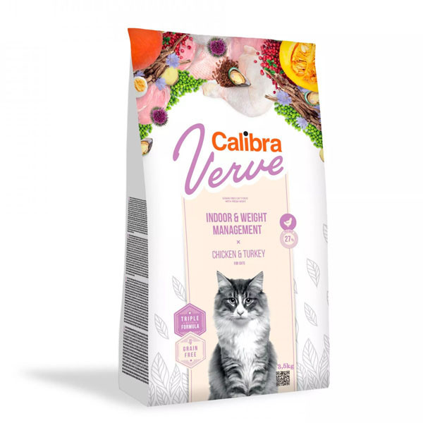 Calibra Cat Verve GF Indoor&Weight Chicken 750g Calibra - 2