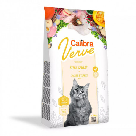Calibra Cat Verve GF Sterilised Chicken&Turkey 750g Calibra - 2