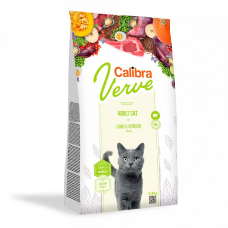 Calibra Cat Verve GF Adult Lamb&Venison 8+ 750g Calibra - 2