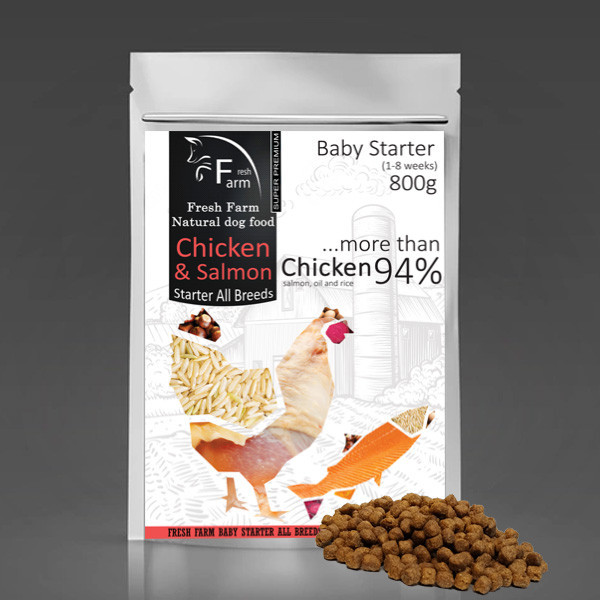 Fresh Farm Baby Starter All Breeds - Chicken & Salmon 800g Fresh Farm - 1