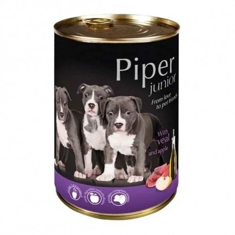 Piper Dog Junior - Teľacie a jablko 400g DNP S.A. - 1