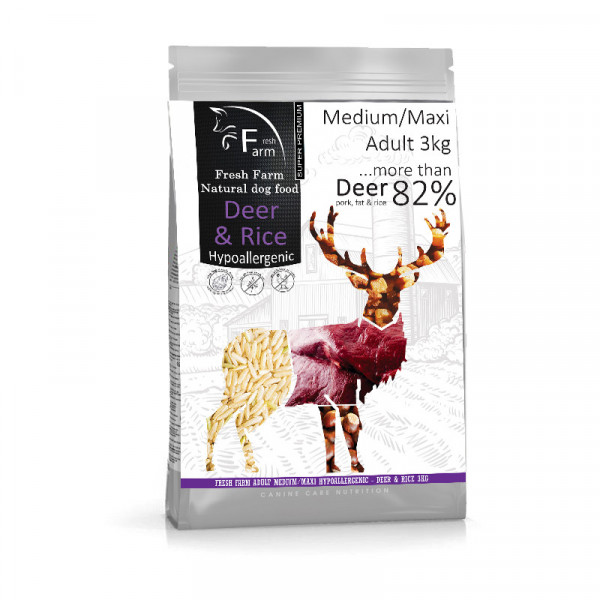 FFM - Deer Adult Medium Maxi Intolerance Fresh Farm - 1