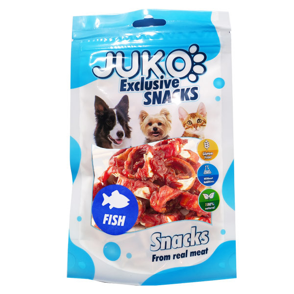 Juko Snacks Chicken Ring with Fish 80g Juko - 1