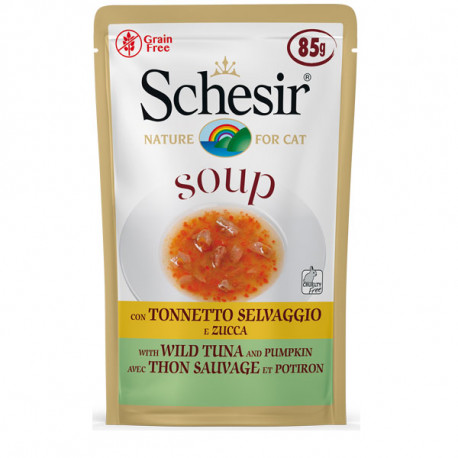 Schesir Soup - Divoký tuniak s dyňkou 85g Agras Delic - 1