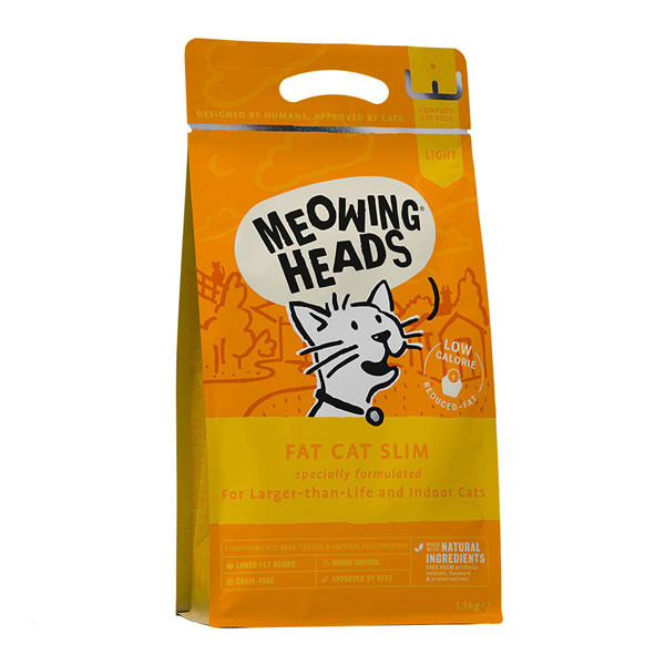MEOWING HEADS Fat Cat Slim 1,5kg Meowing Heads - 1